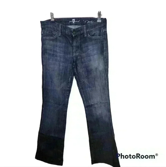 7 For All Mankind Denim - 22. 7famk a pocket  medium dark wash boot cut size 27